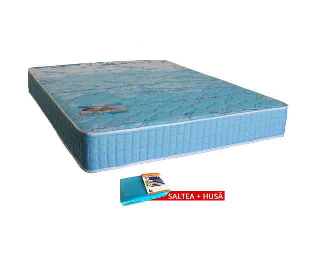 Set Saltea Memory Foam Saltex 900x2000 + Husa cu elastic